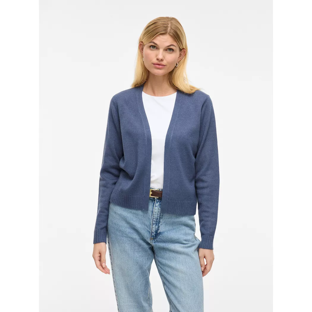 VILA - Cardigan, langarm, für Damen, Blau, Größe L