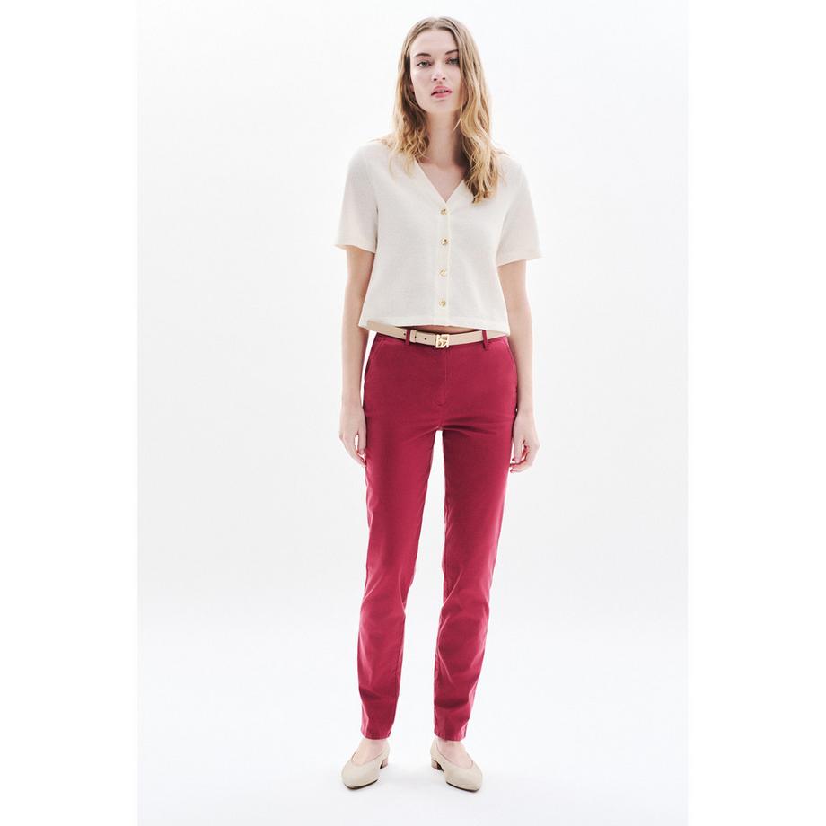 Caroll T-shirt a maniche corte con bottoni  