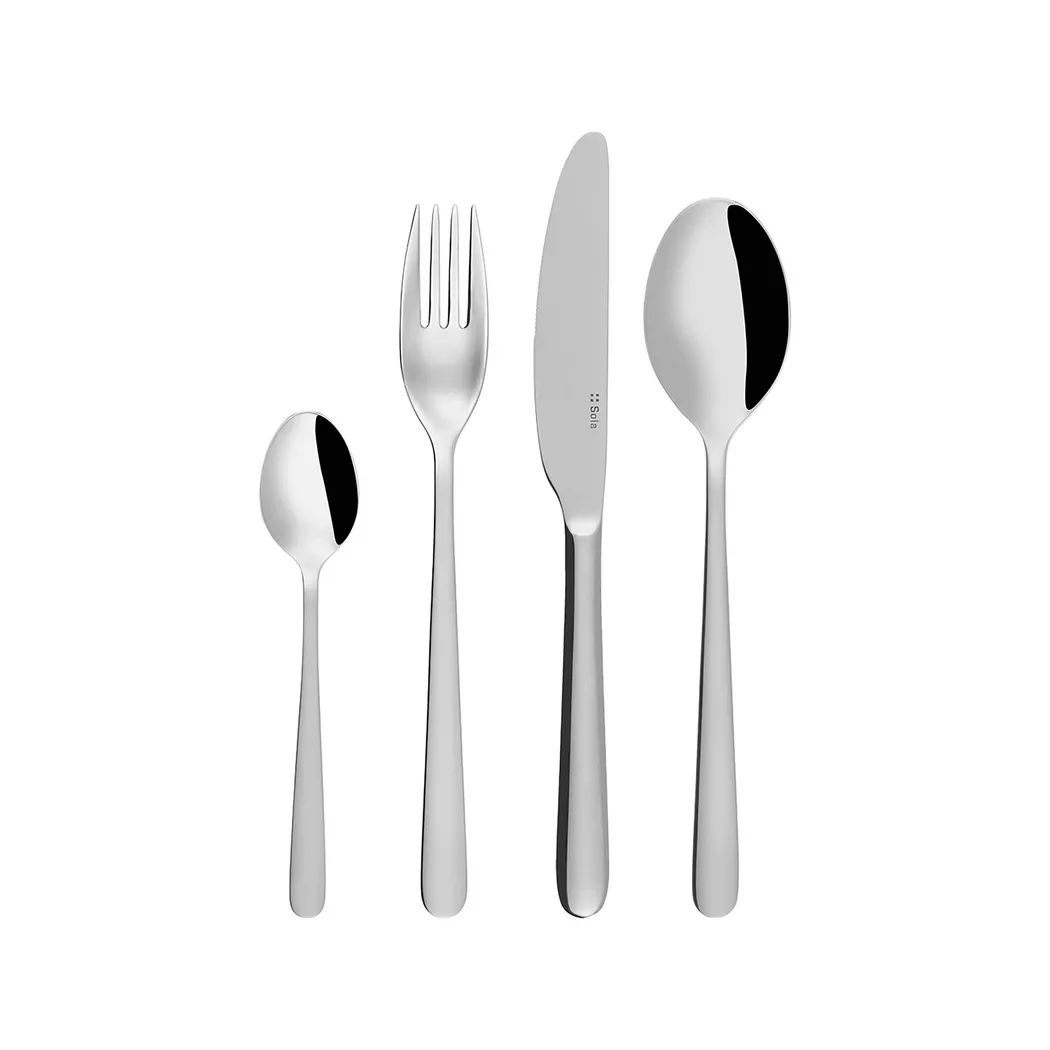 Sola 36-Piece Cutlery Set Chrome