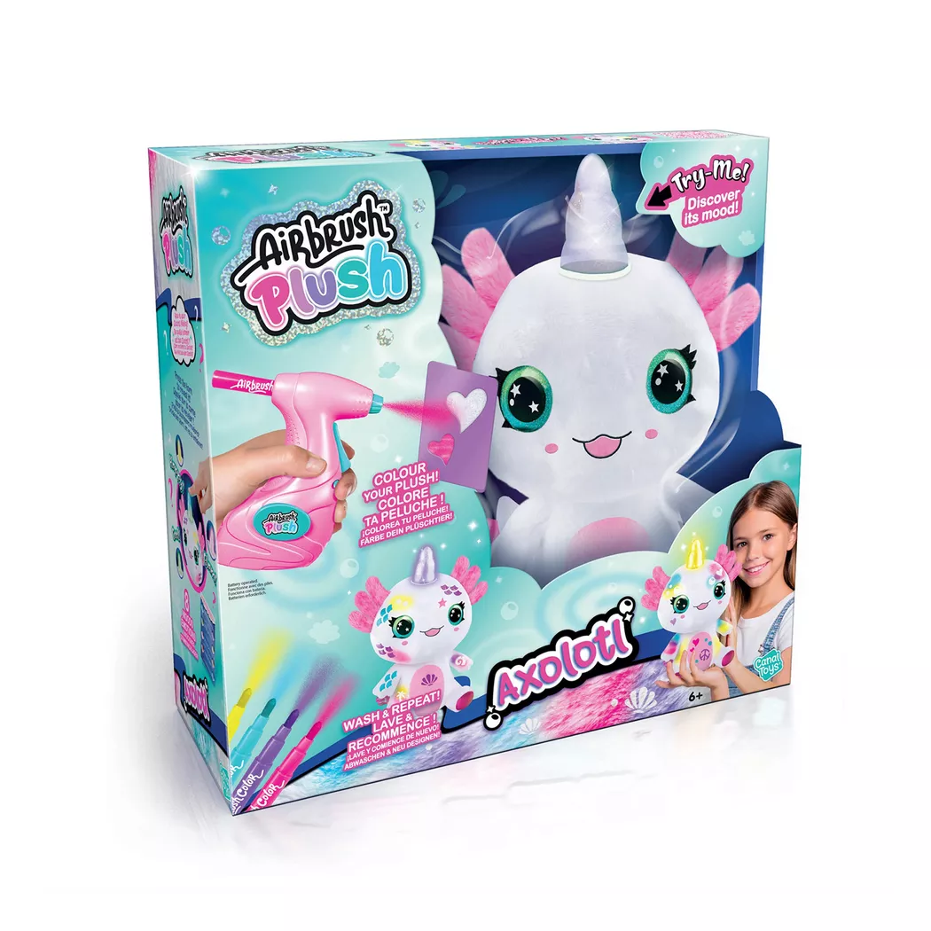 Canal Toys - Airbrush Axolotlcorn Light Up, Multicolor