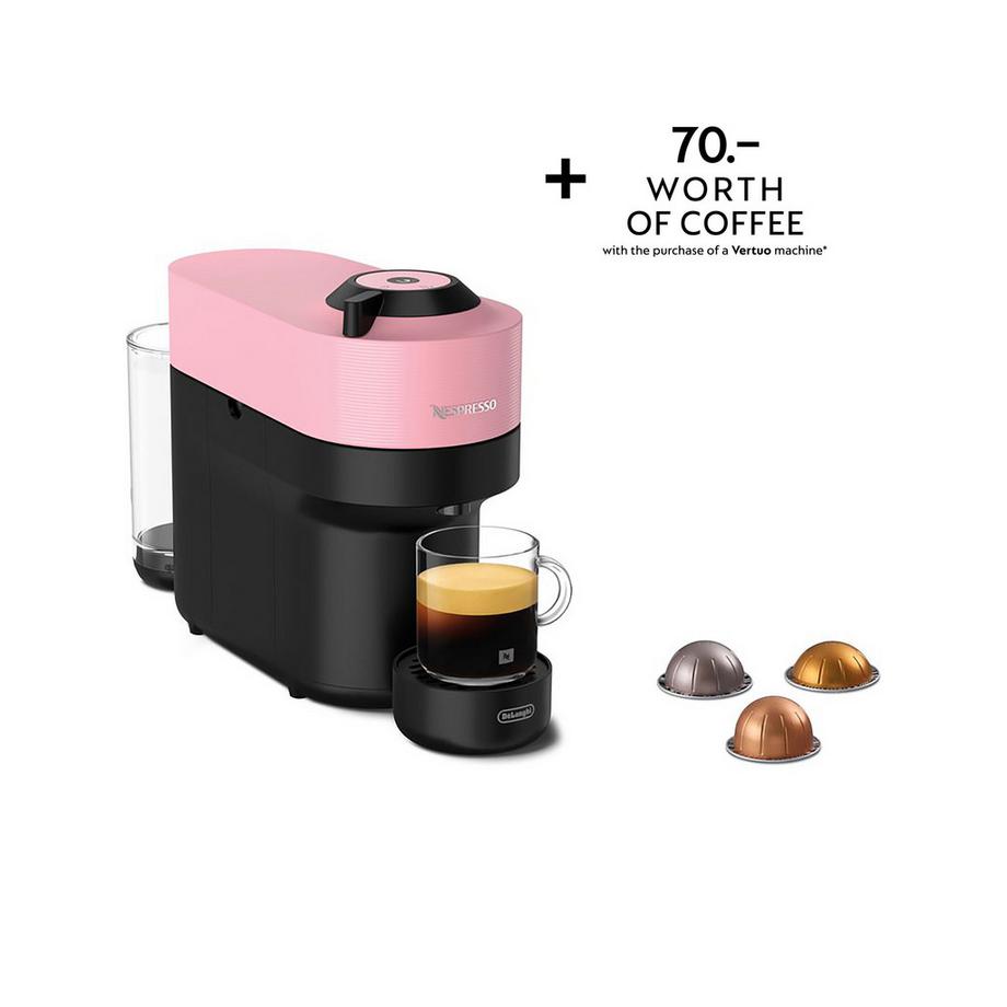 DeLonghi Nespressomaschine Vertuo Pop ENV90.P Pink 