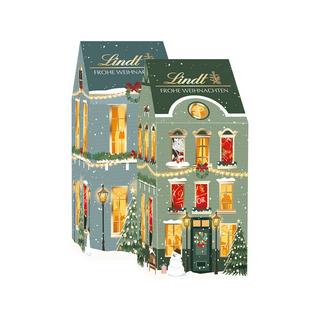 Lindt Xmas Pralinen Assortiert Winterdorf Edition, Zufallsauswahl 