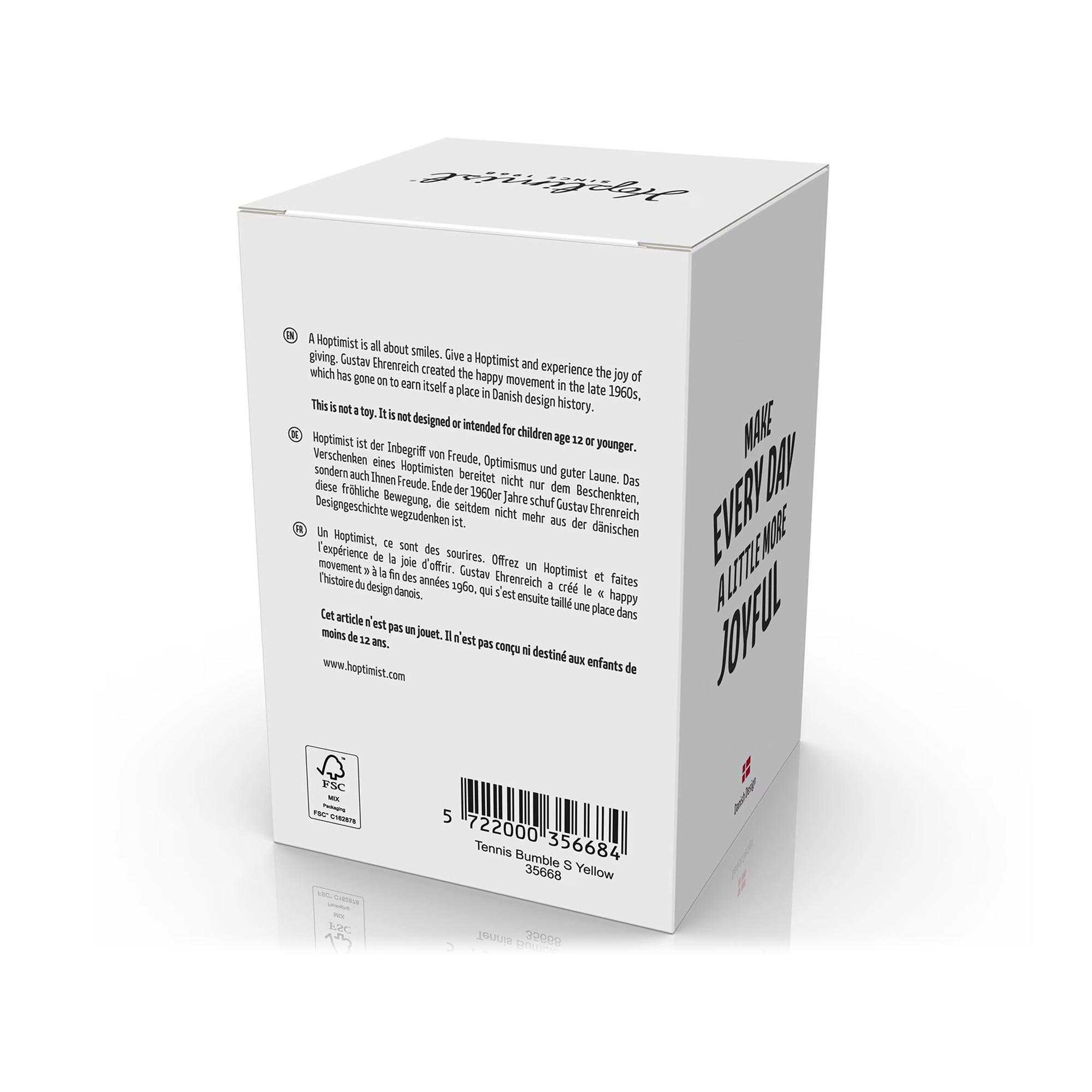 Hoptimist Article décoratif Tennis Bumble Gelb 