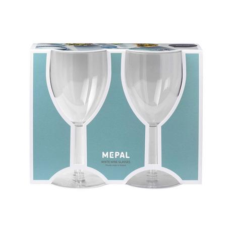 Mepal Verres à vin blanc, 2 pièces Flow 