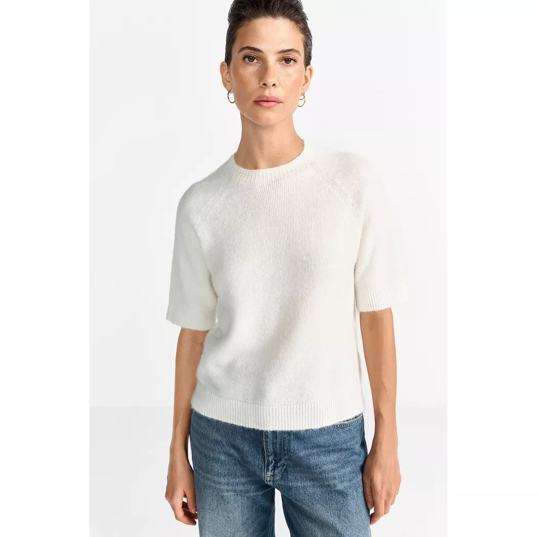 RICHROYAL T-Shirt  creme   L damen