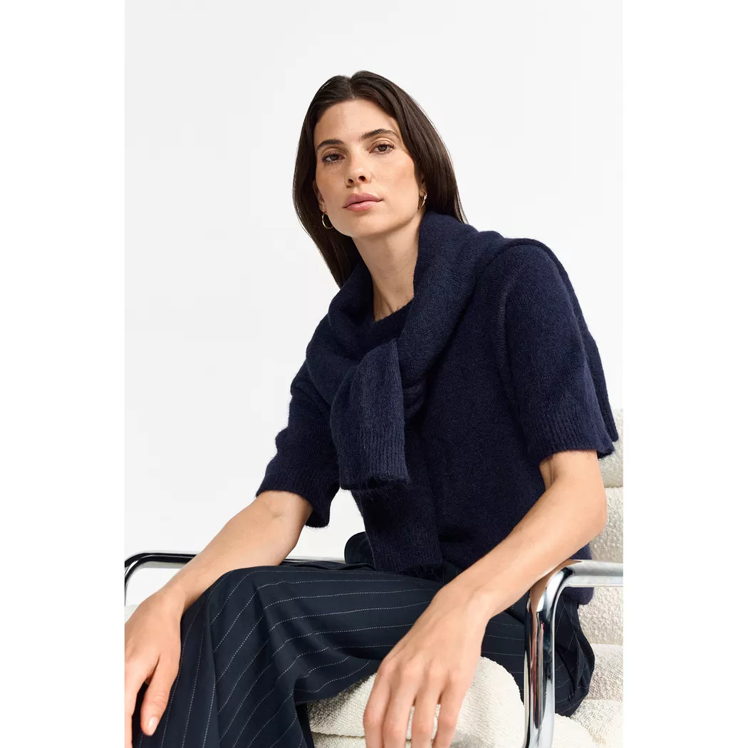 Rich & Royal - T-Shirt, für Damen, Dunkelblau, Größe S