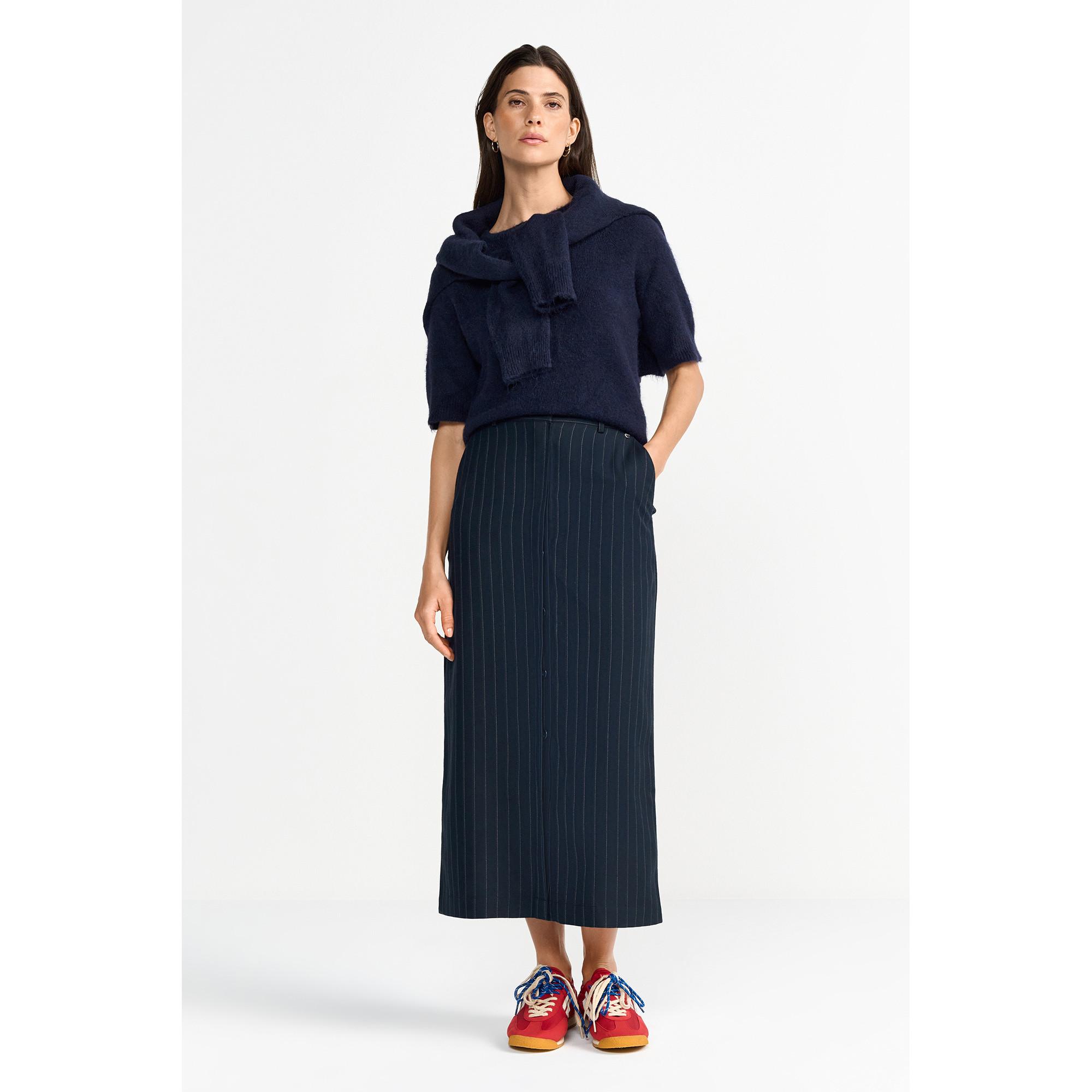 Rich & Royal Kurzarm Strickpullover  