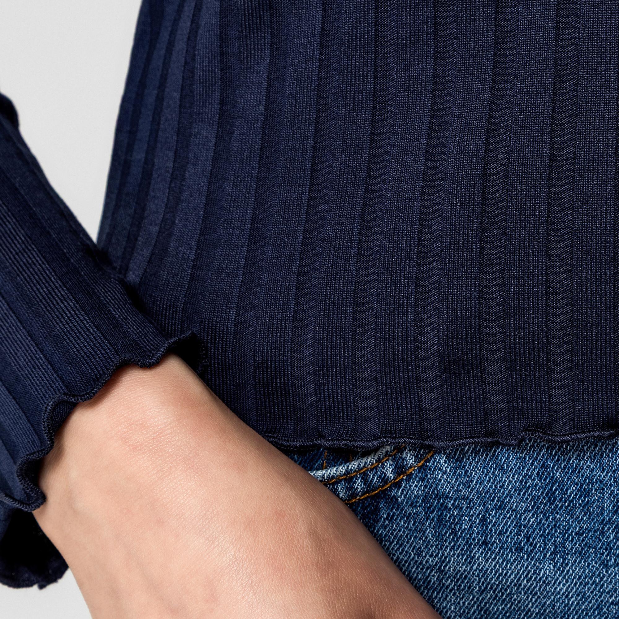 Rich & Royal T-Shirt a Costine Maniche Lunghe  