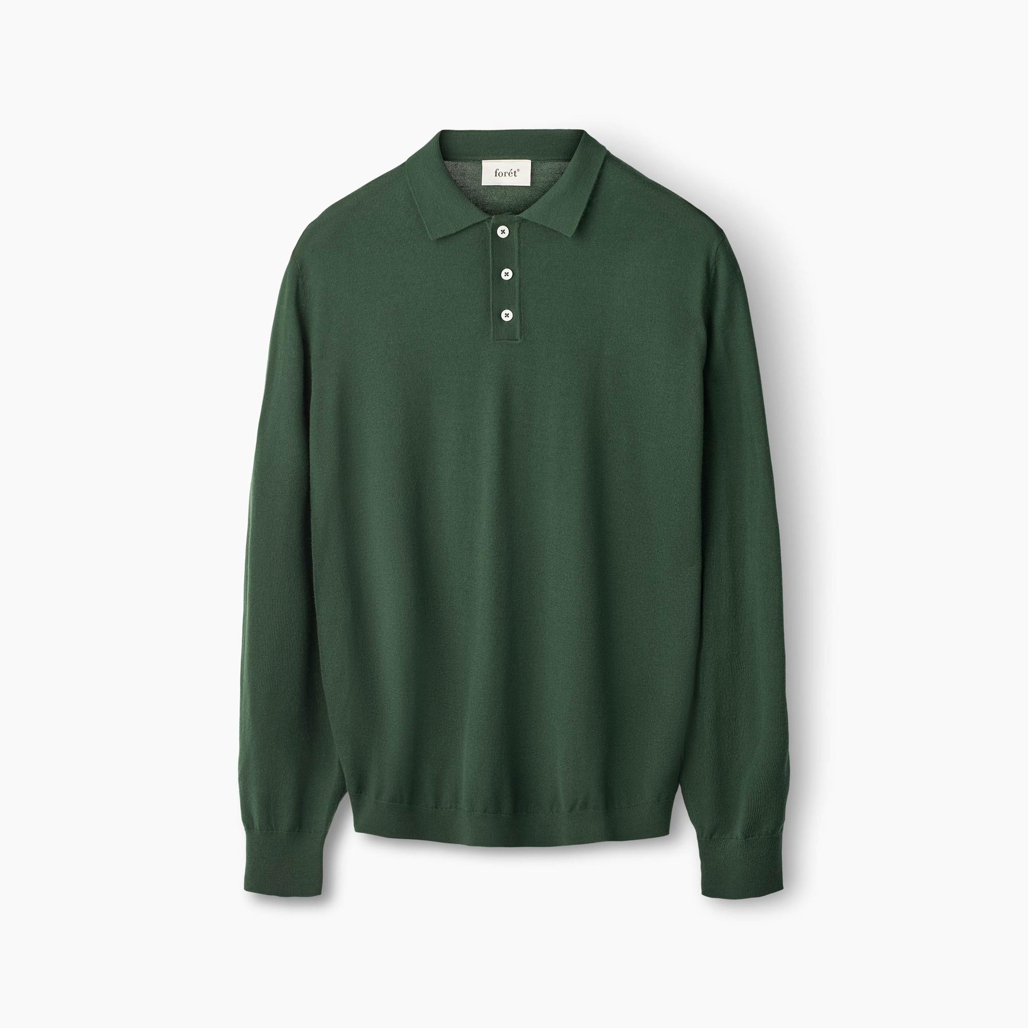 Forét Base Merino Polo Knit  