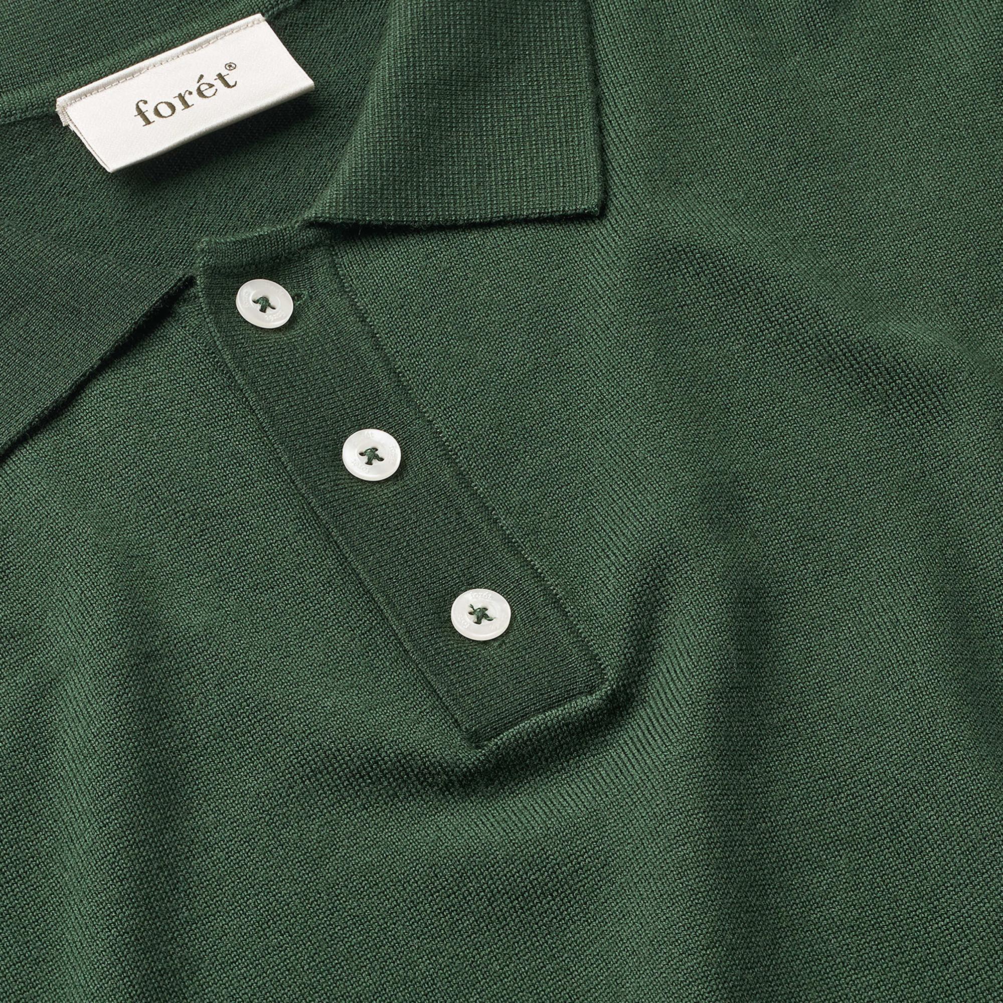 Forét Base Merino Polo Knit  