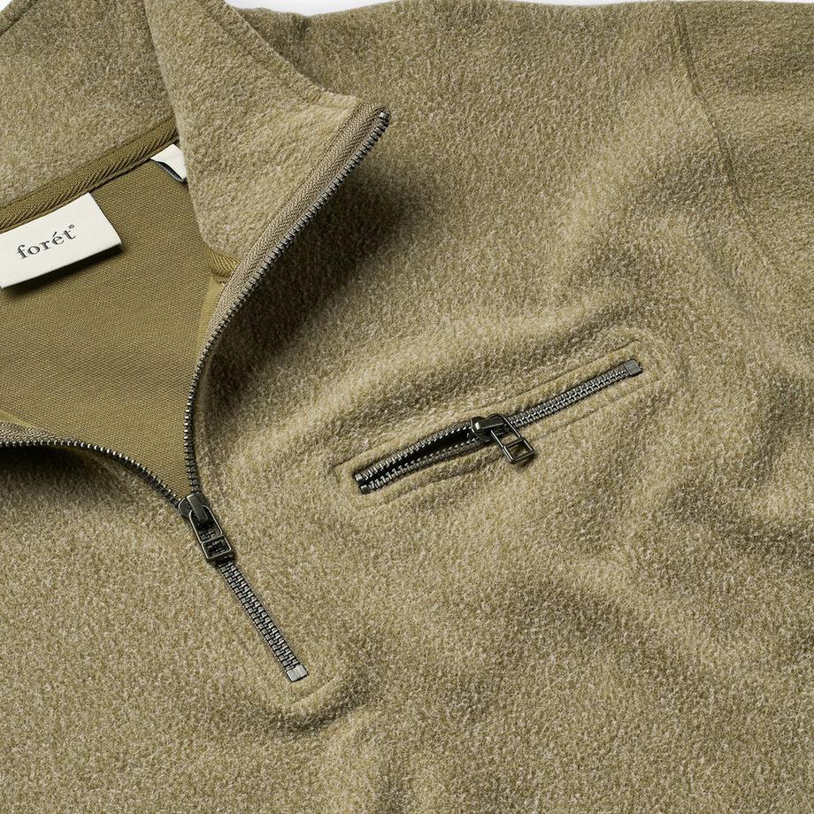 Forét Elm Half Zip Sweatshirt  