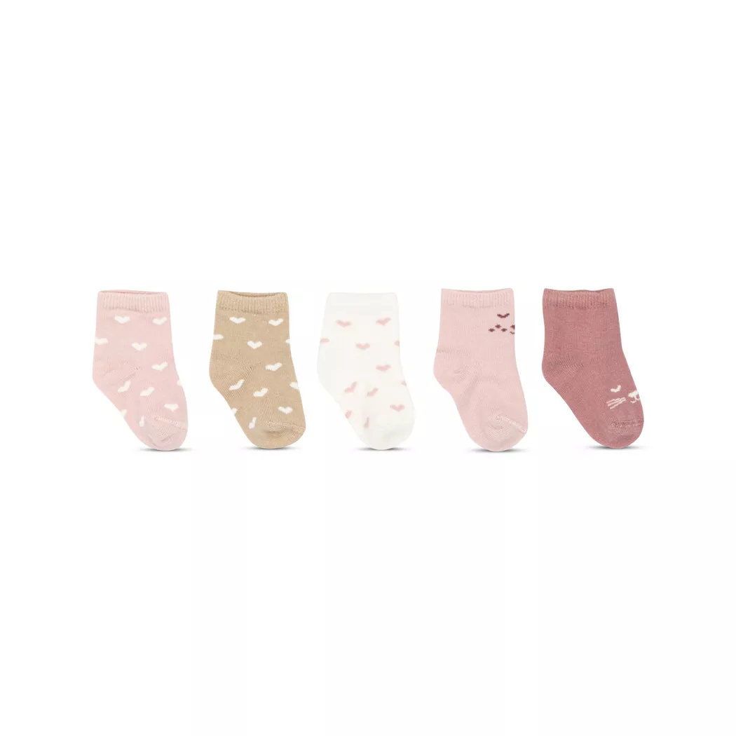 Manor Baby - Socken, 5er Pack socken, 16/17, Rosa