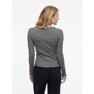 VILA T-shirt manches longues avec col montant  