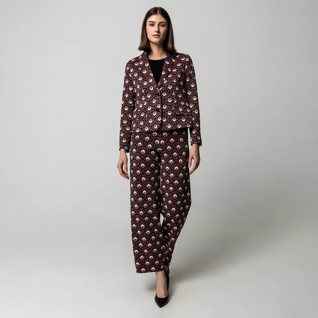 Manor Woman - Blazer, für Damen, Dunkelrot, Größe 44
