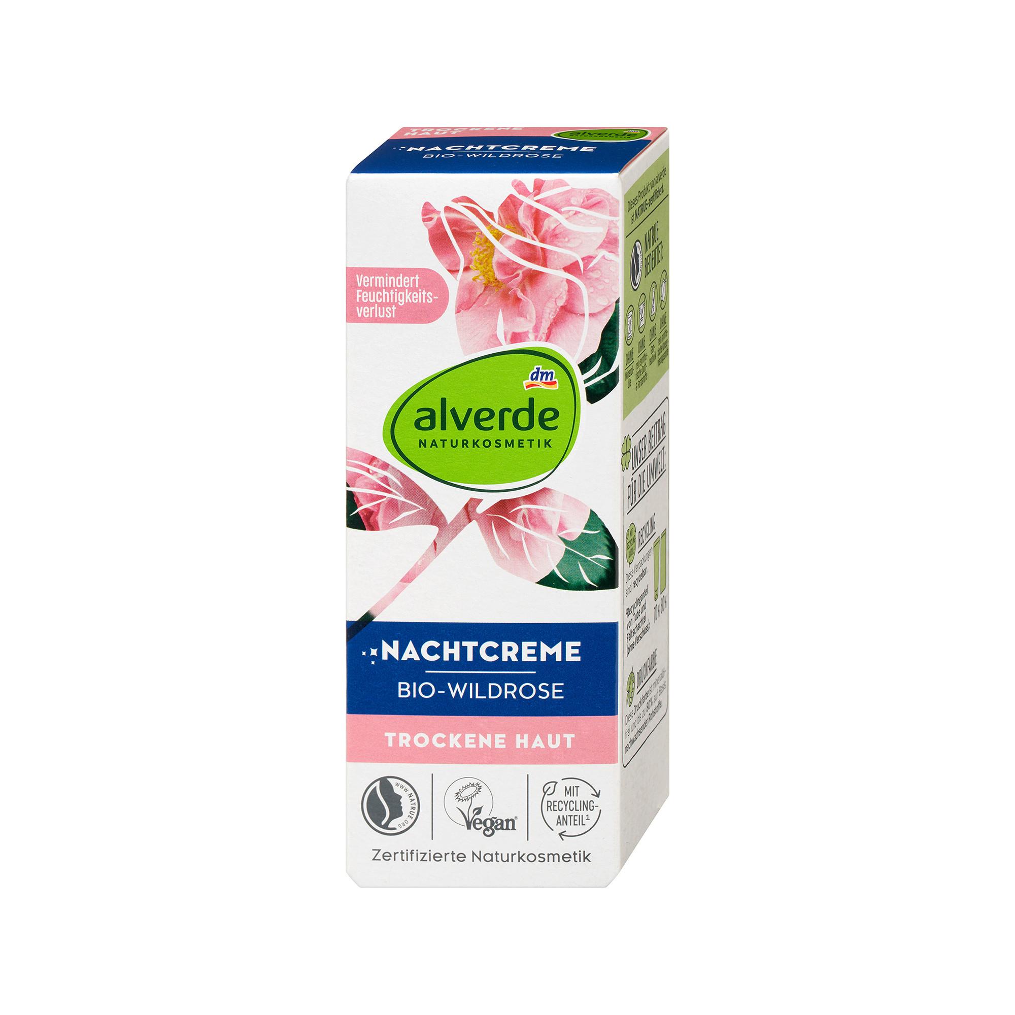 Alverde  Nachtcreme Wildrose 