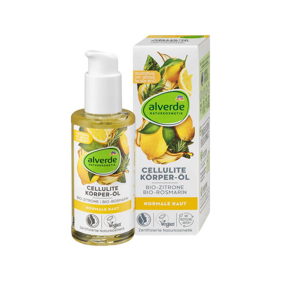 Alverde  Olio per il corpo contro la cellulite, limone e rosmarino 
