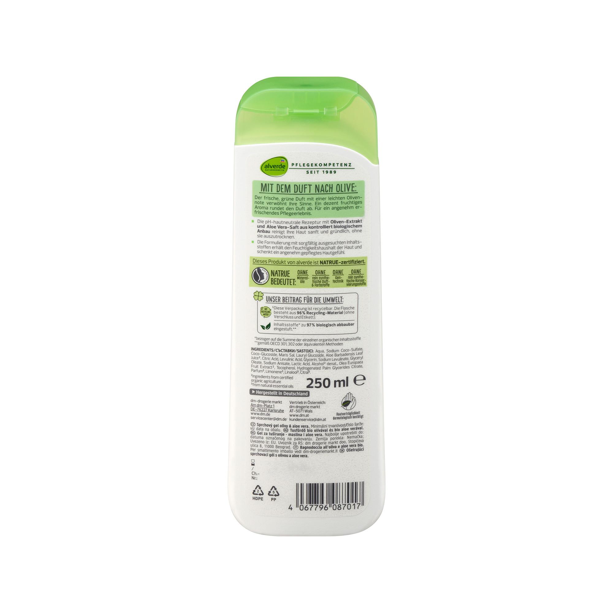 Alverde  Pflegedusche Bio-Olive & Bio-Aloe Vera 