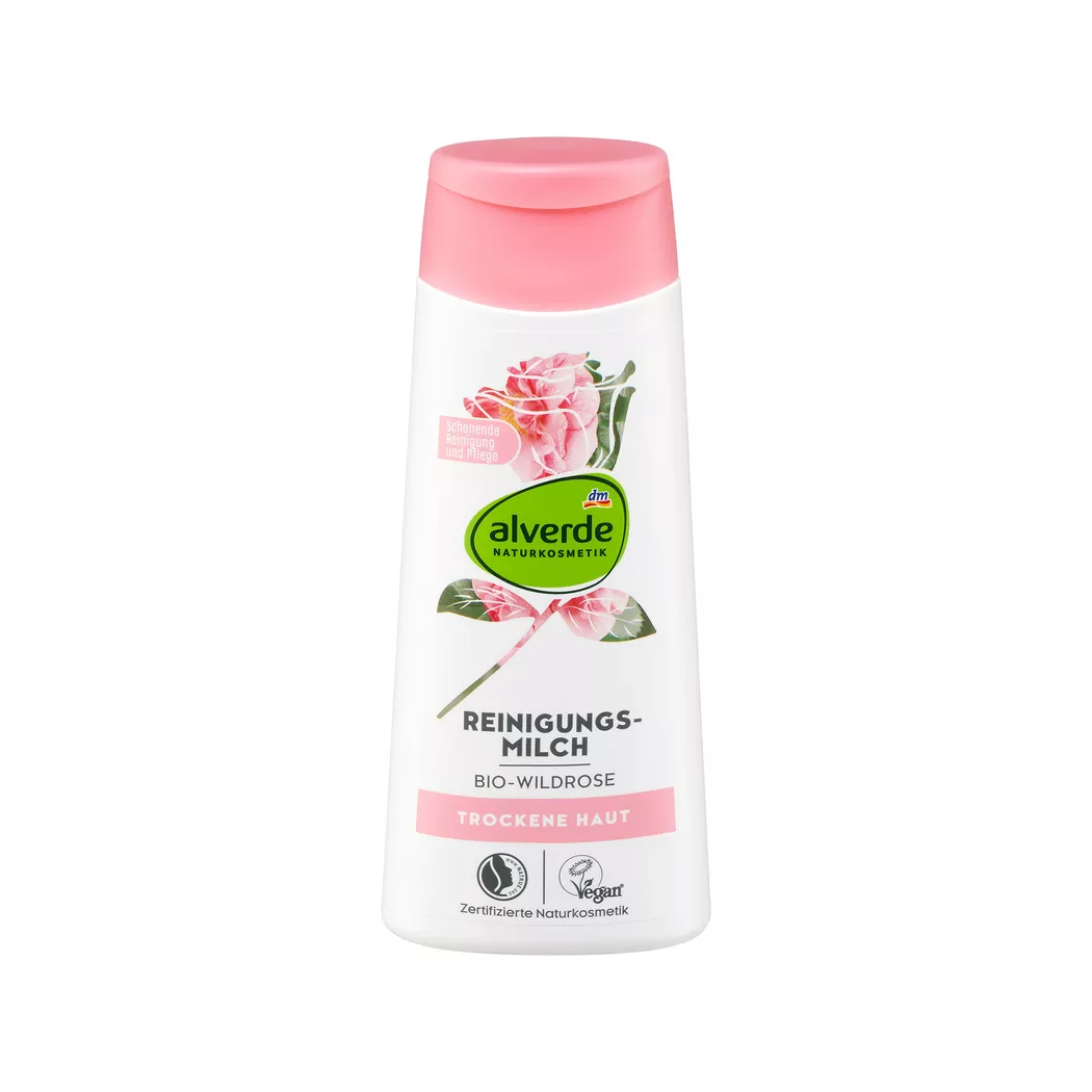 Alverde - Reinigungsmilch Wildrose, 200 ml