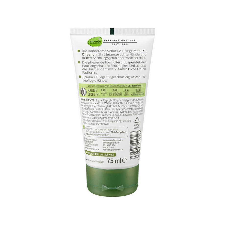 Alverde  Handcreme Schutz & Pflege Olive & Vitamin E 