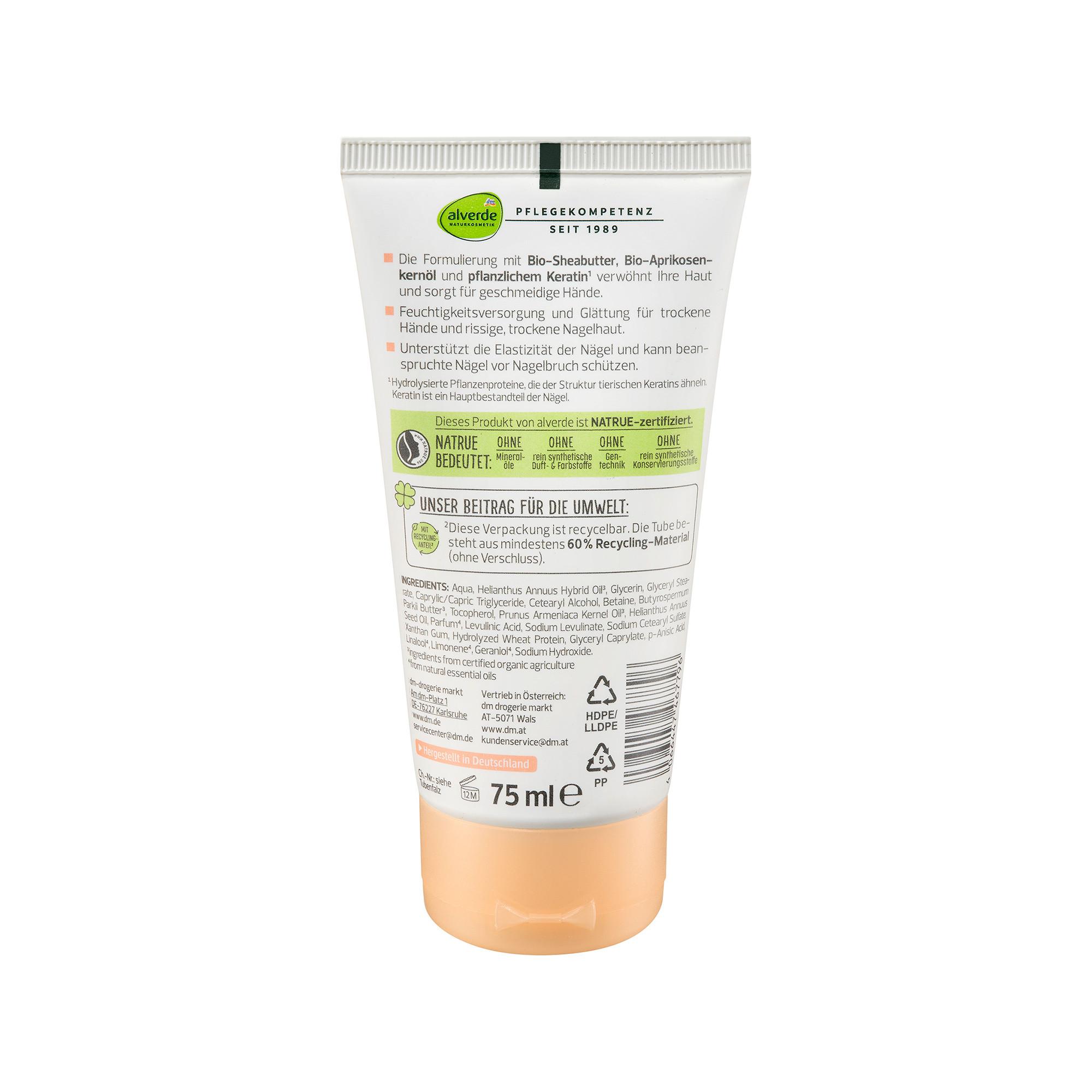 Alverde  Hand- & Nagelbalsam Aprikose 