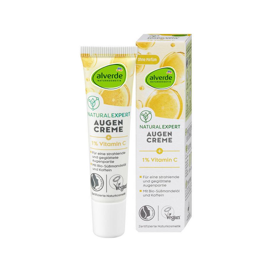 Alverde  Natural Expert Crème pour les yeux à la vitamine C 