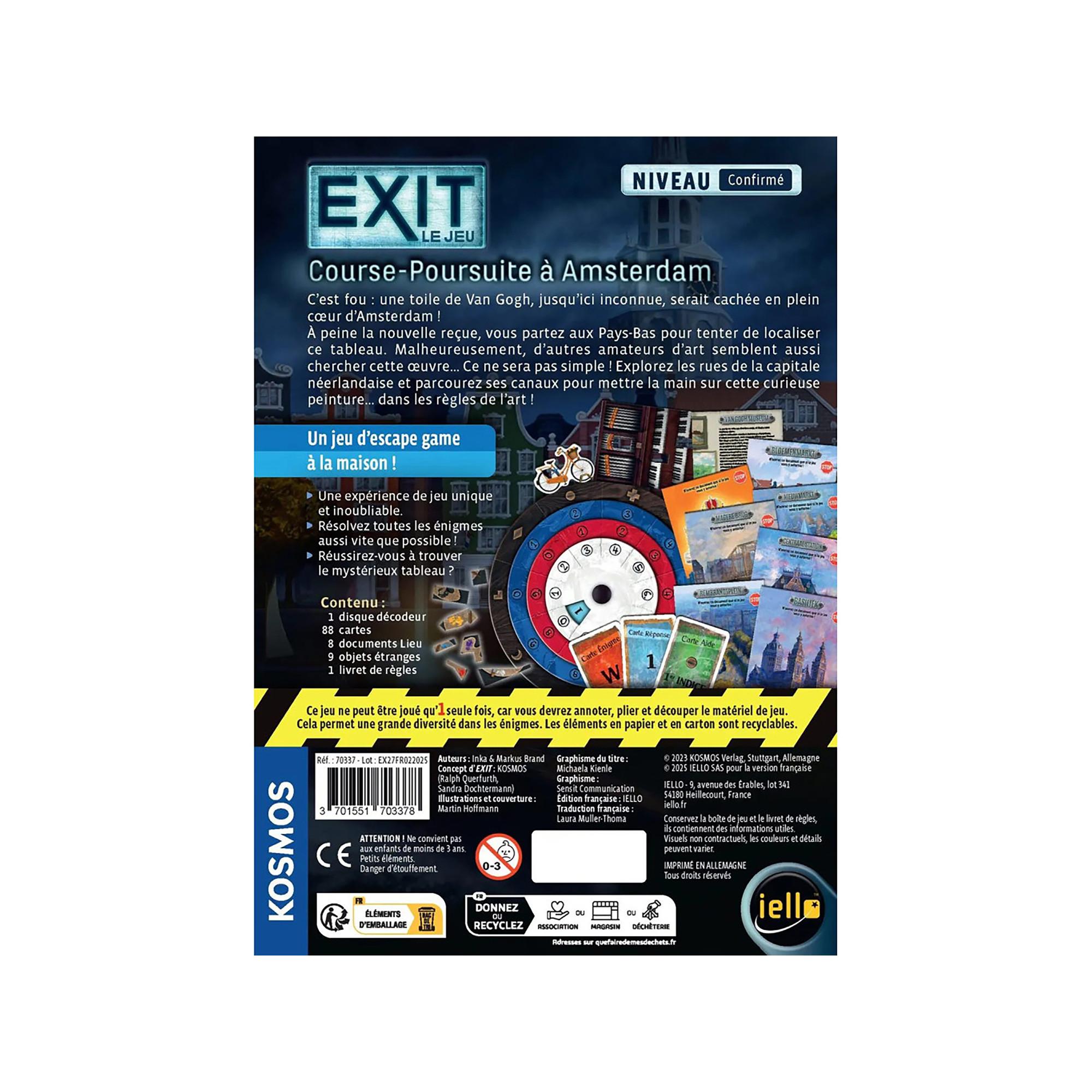 iello  Course-Poursuite à Amsterdam, francese 