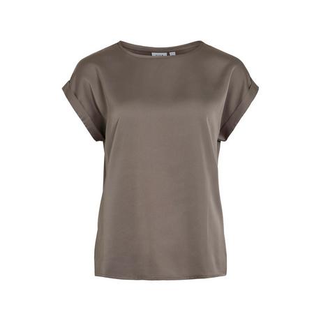 VILA Viellette T-Shirt Effetto Satin  
