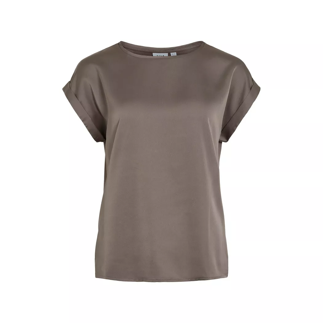 VILA - T-Shirt, für Damen, Braun, Größe 42