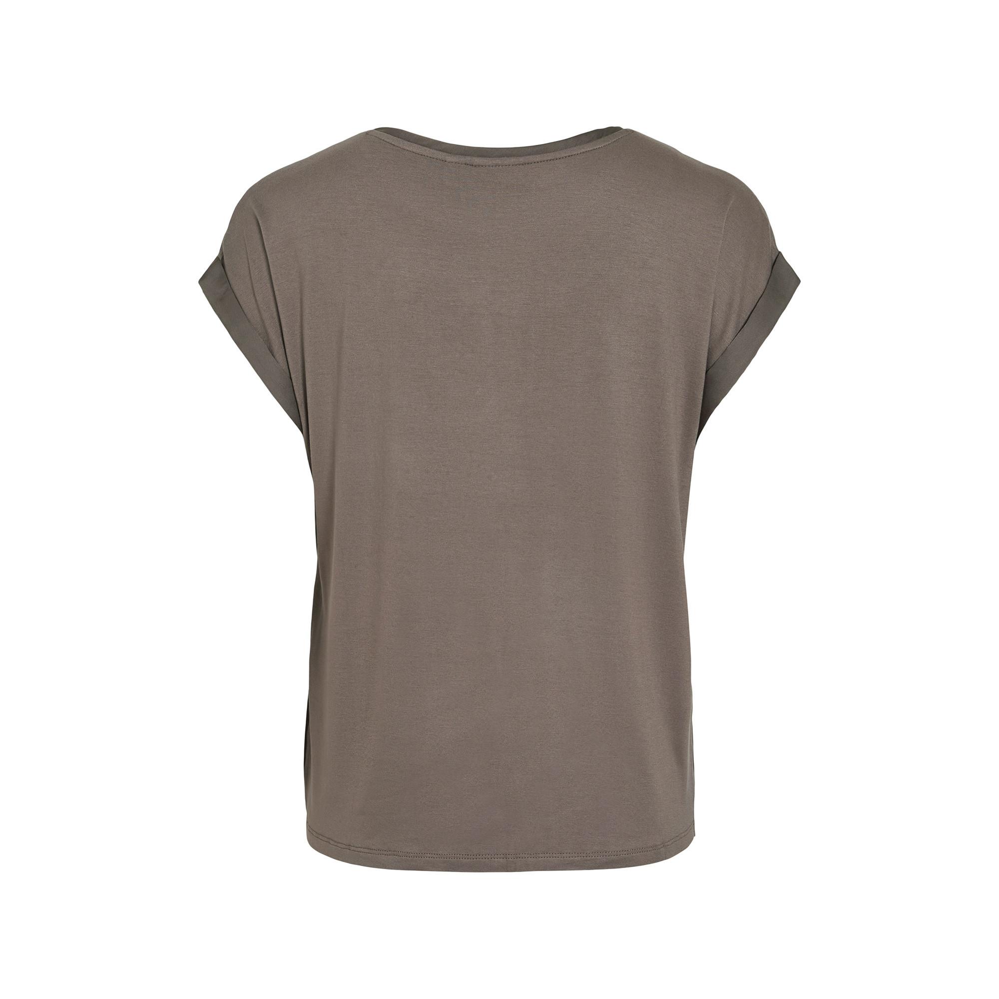 VILA Viellette T-Shirt Effetto Satin  