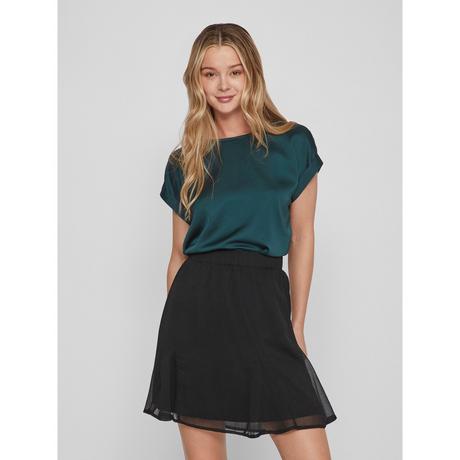 VILA Viellette Satin Look T-Shirt  