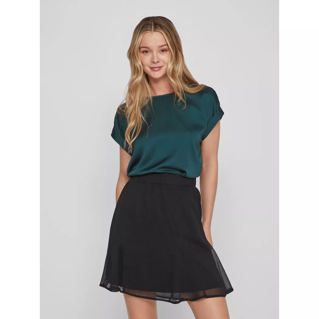 VILA - T-Shirt, für Damen, Waldgrün, Größe 40