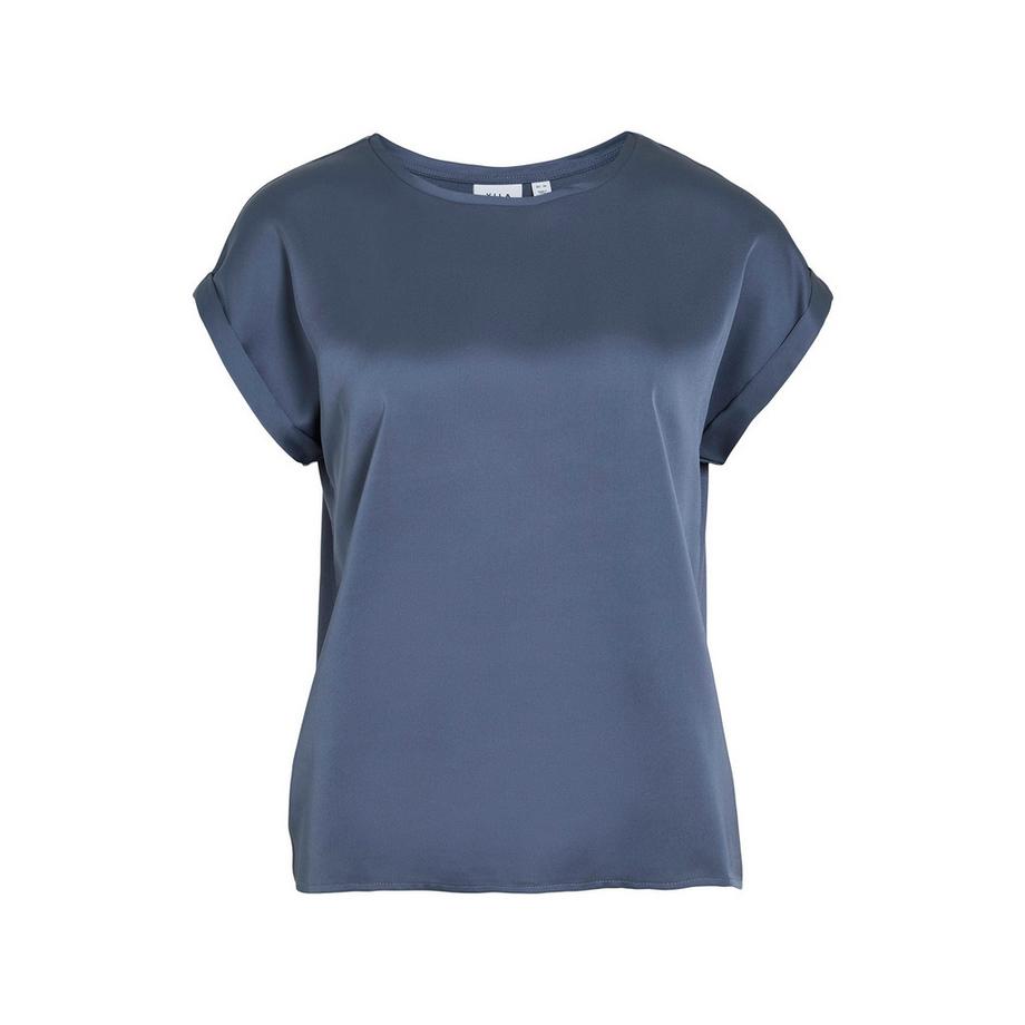 VILA Viellette T-Shirt Effetto Satin  