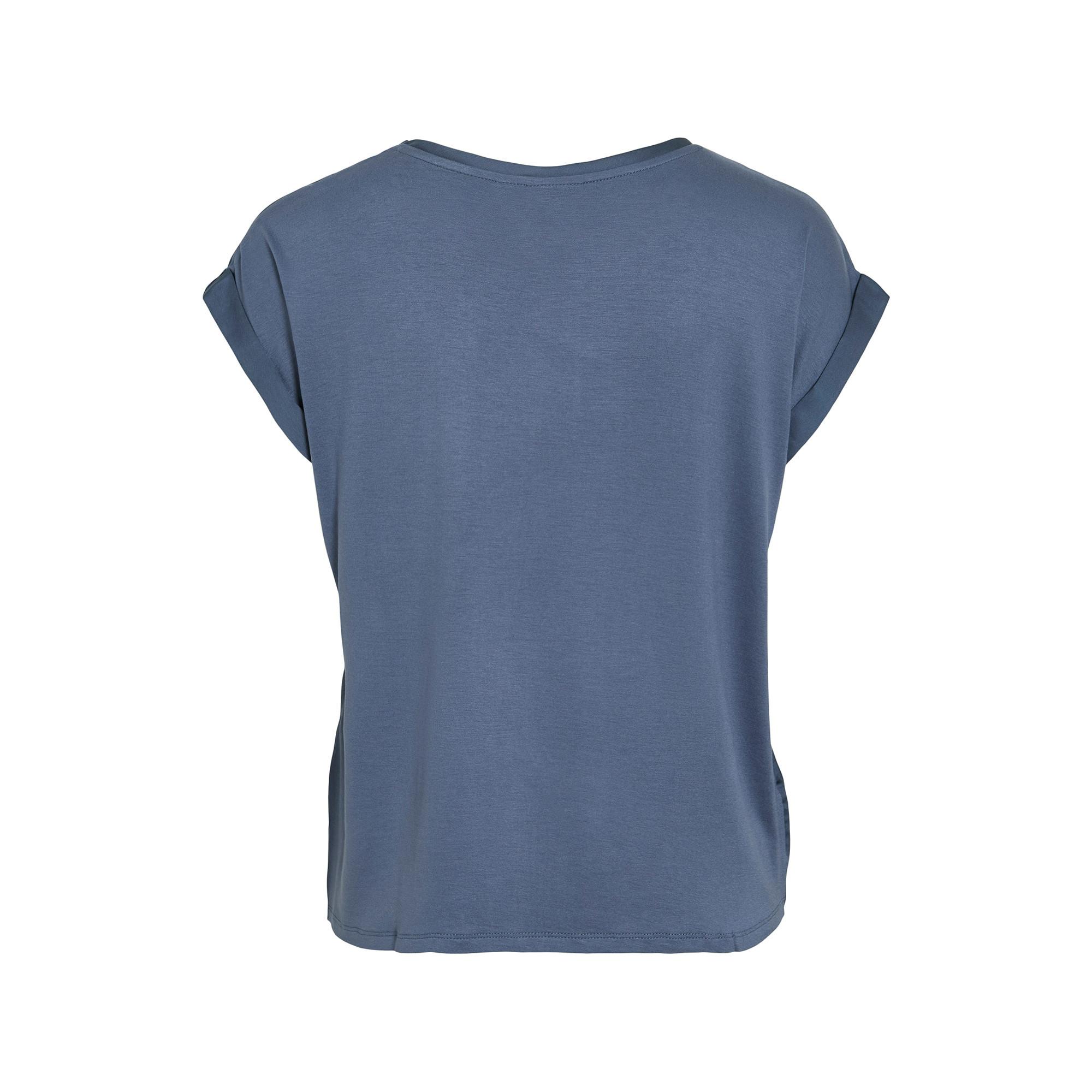 VILA Viellette T-Shirt Effetto Satin  