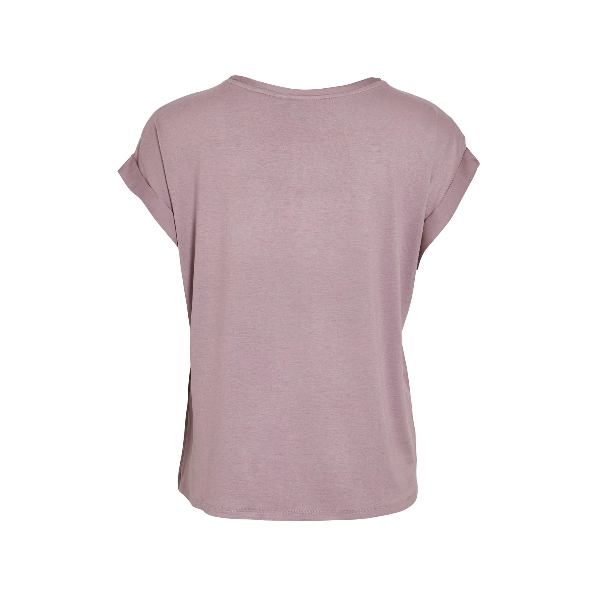 VILA Viellette Satin Look T-Shirt  