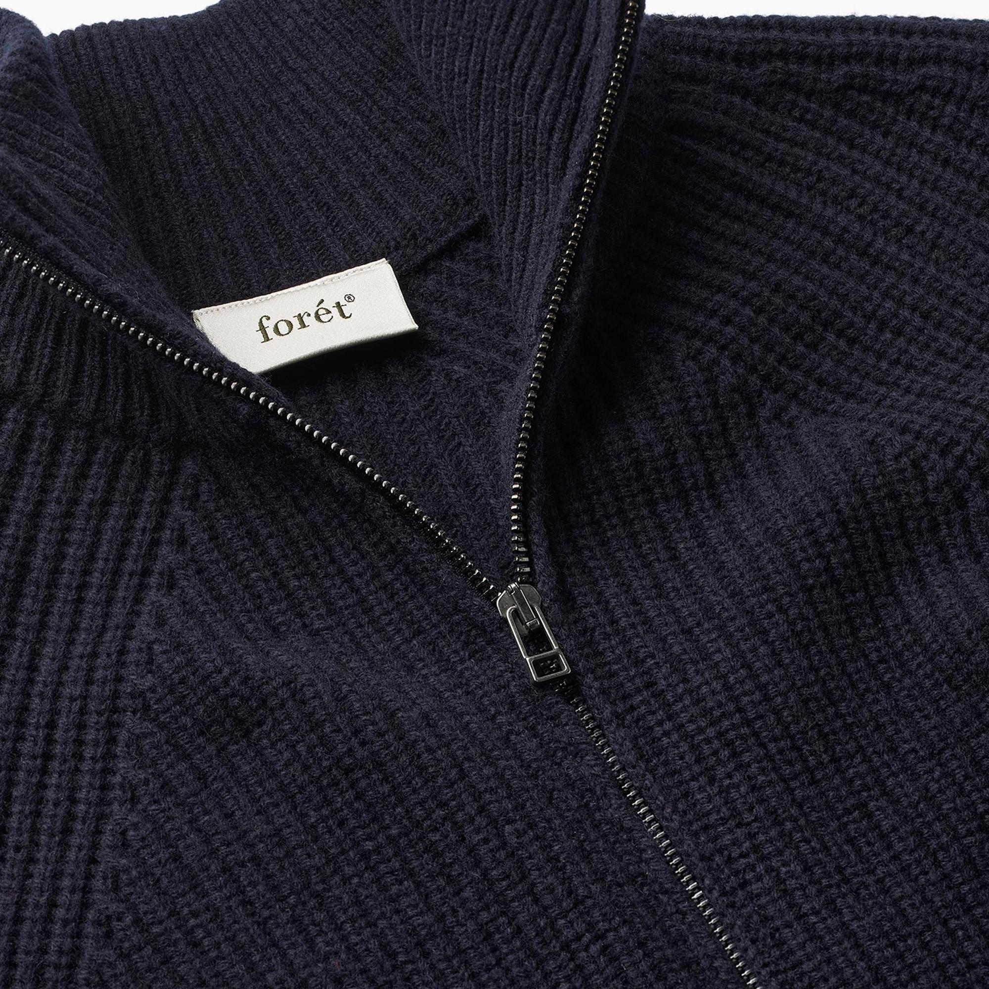 Forét DELTA WOOL ZIP KNIT Pullover  
