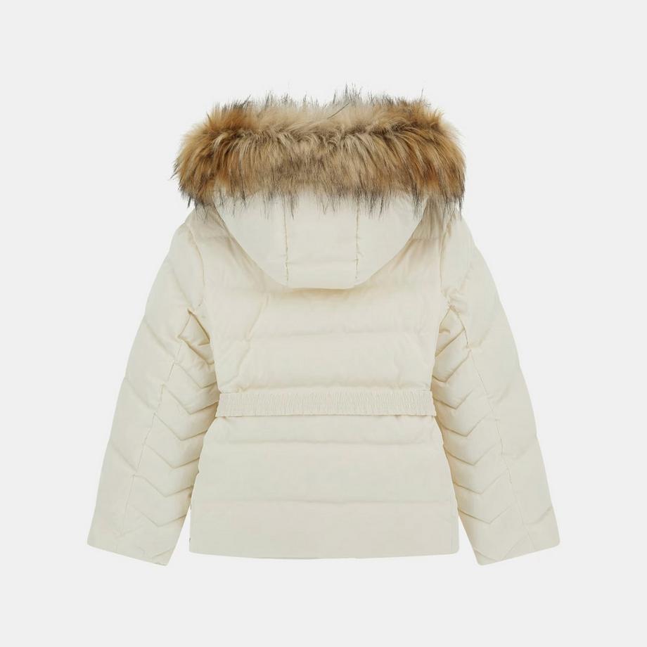 GUESS Veste matelassée avec capuche en fausse fourrure  