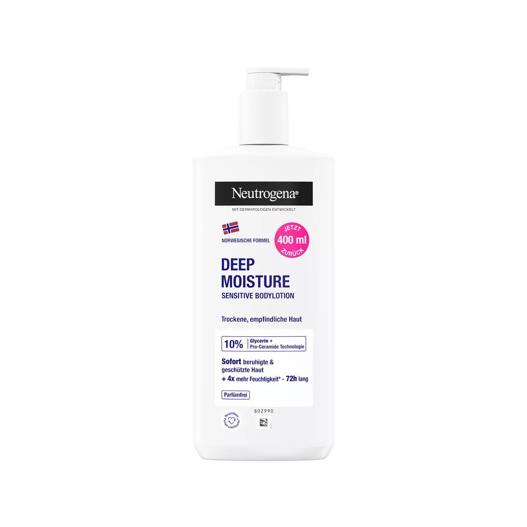 Neutrogena Body Lotion Deep Moisture Sensitive (400ml)