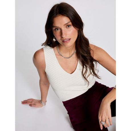 MORGAN Ärmelloser Regular Fit Pullover  