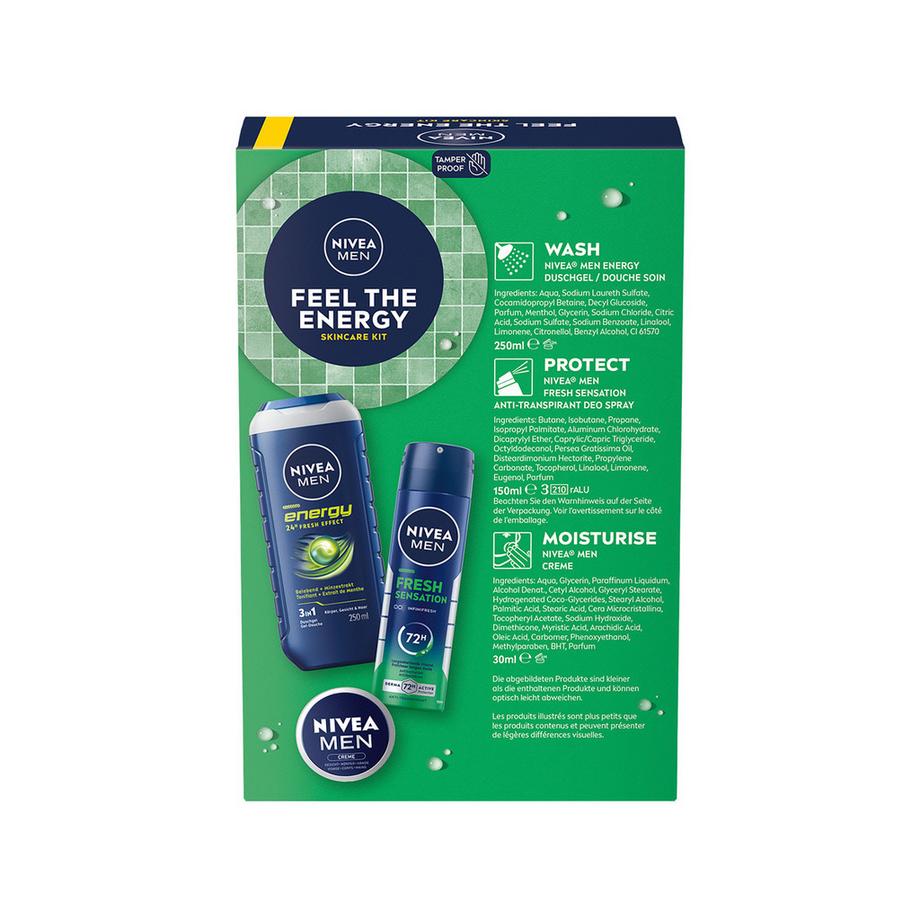 NIVEA  MEN Coffret-Cadeau Feel the Energy 
