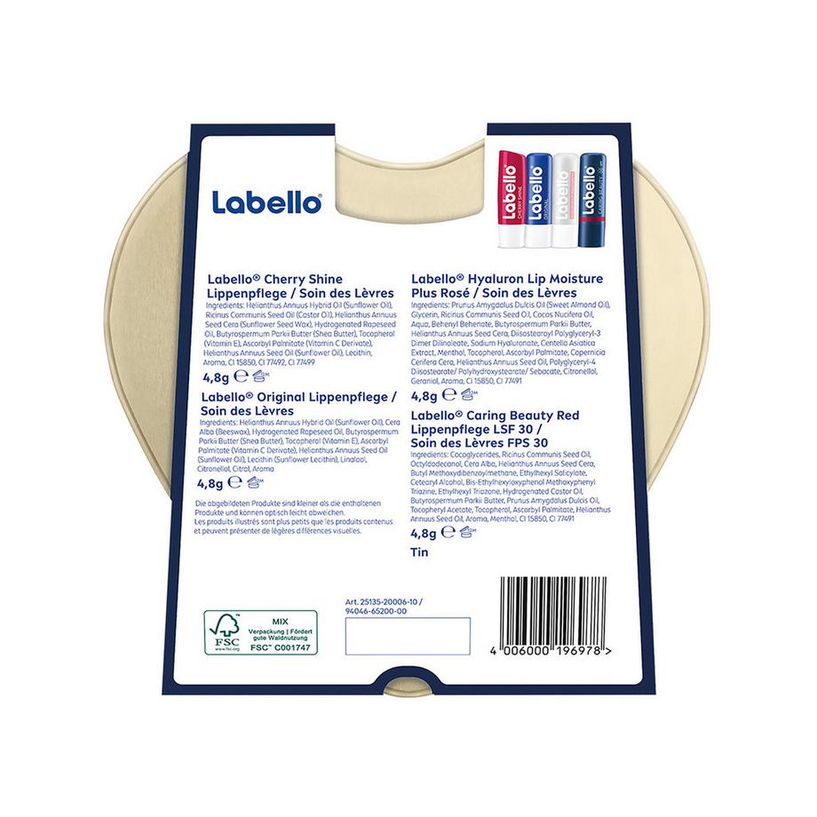 labello  Geschenkset Lovely Lips 