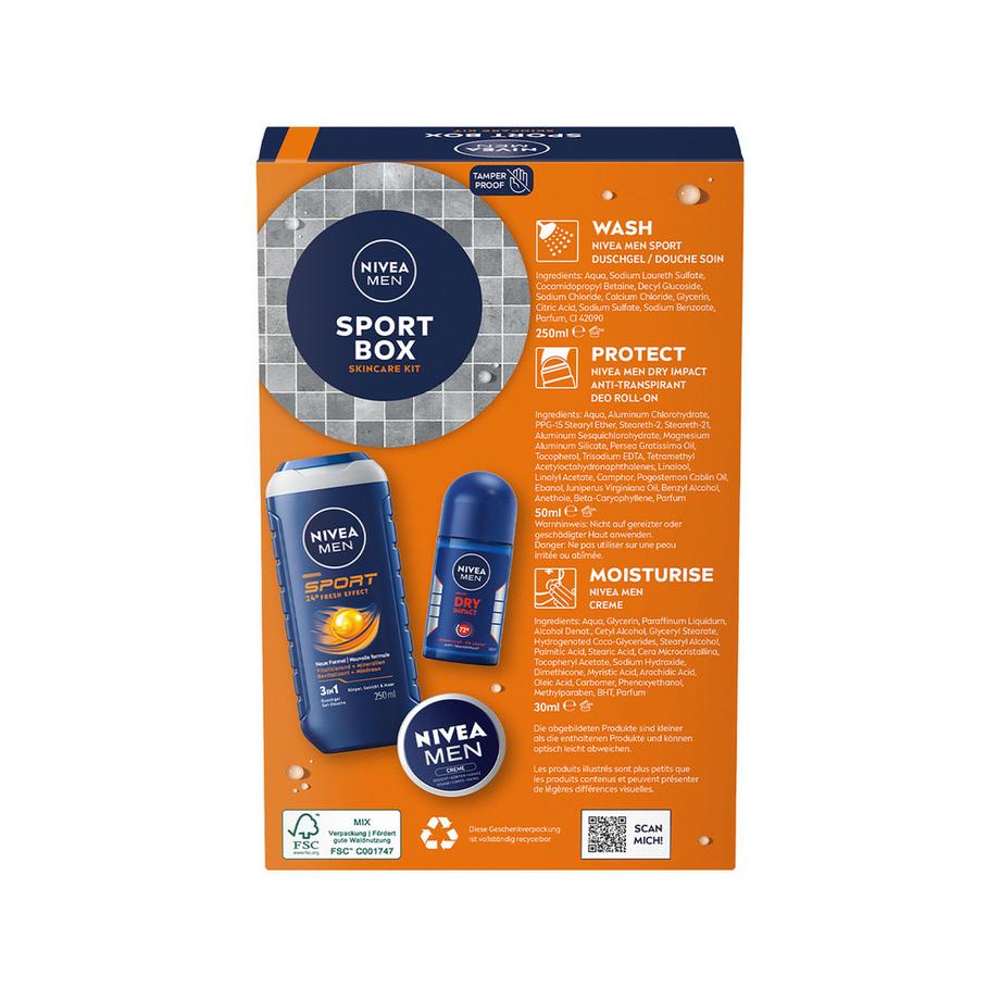 NIVEA  Geschenkset Sport Box 
