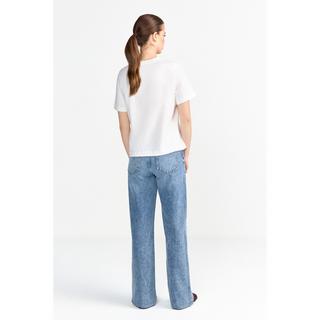 Rich & Royal T-shirt Stampa Stivali da Cowgirl Cropped Fit  