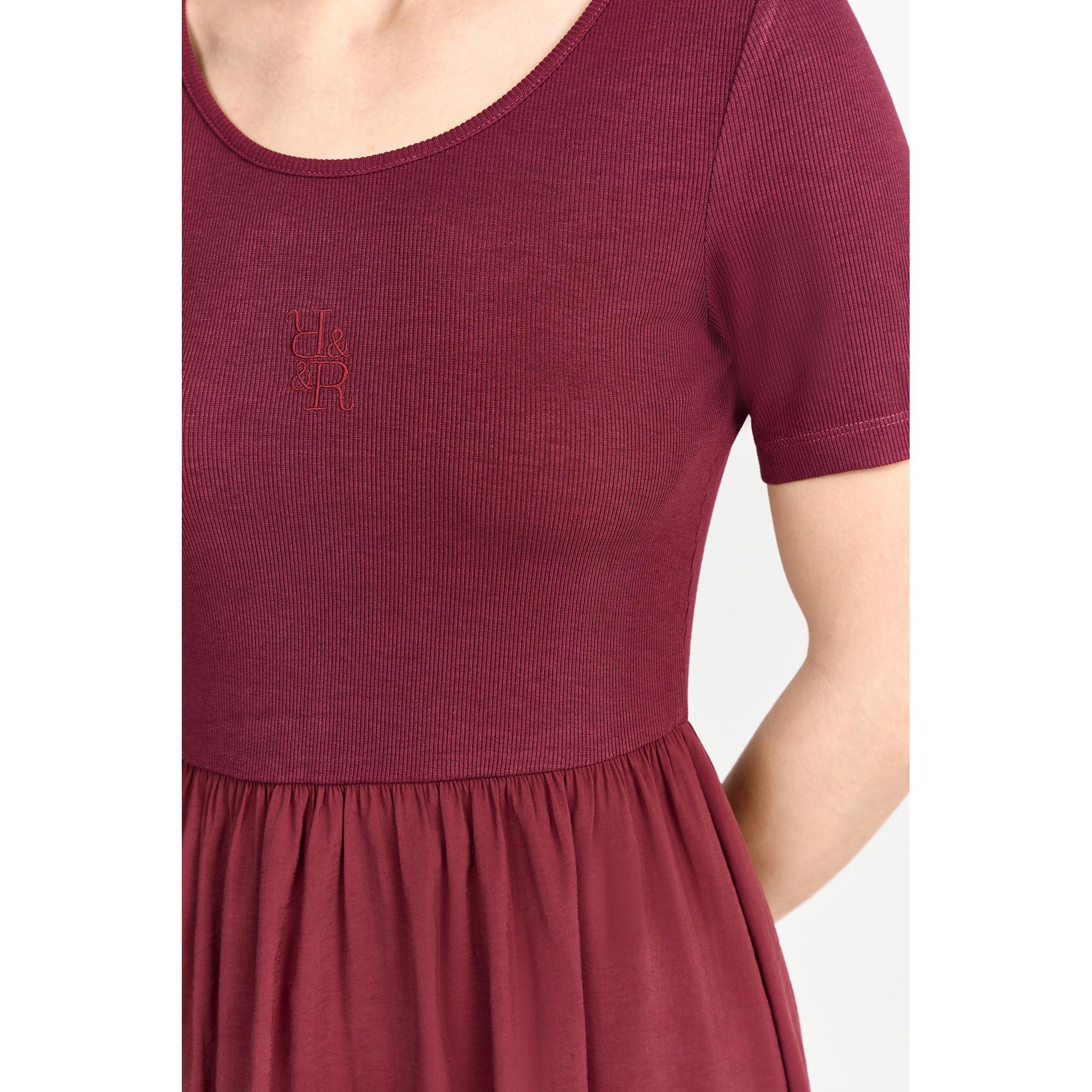 Rich & Royal Vestito Midi Maniche Corte  