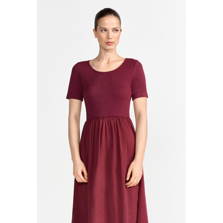 Rich & Royal Vestito Midi Maniche Corte  