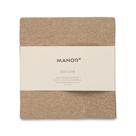 Manor Panno per la pulizia, set da 5 EcoClean 