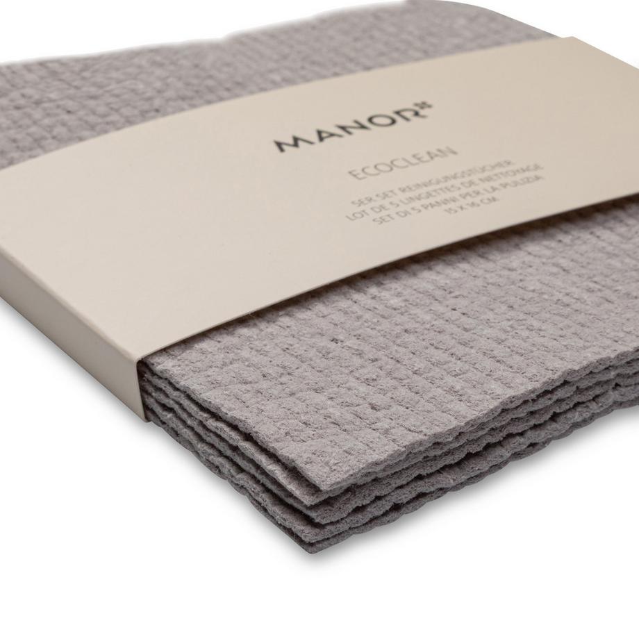 Manor Chiffons de nettoyage, set de 5 EcoClean 