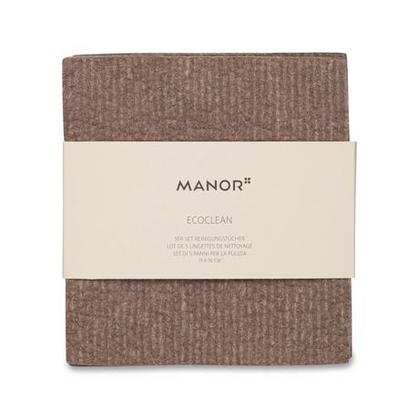 Manor Panno per la pulizia, set da 5 EcoClean 