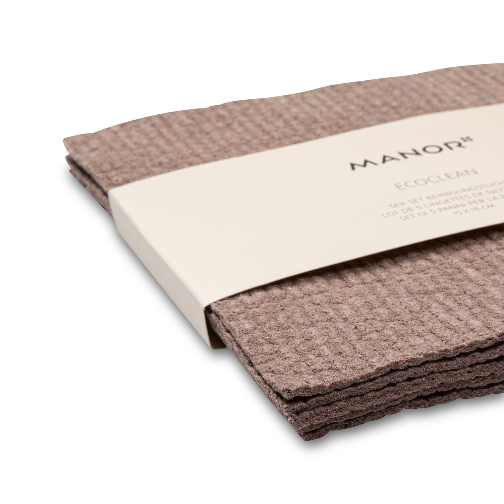 Manor Panno per la pulizia, set da 5 EcoClean 