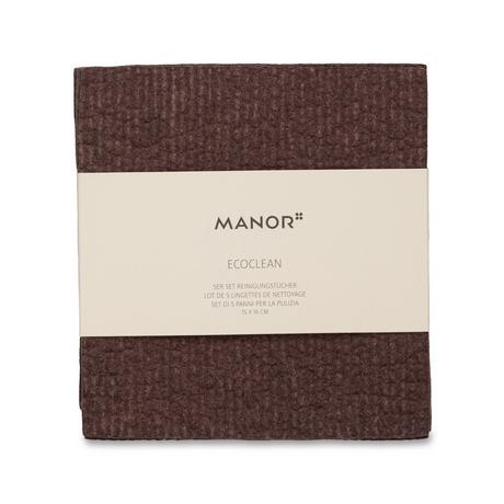 Manor Panno per la pulizia, set da 5 EcoClean 