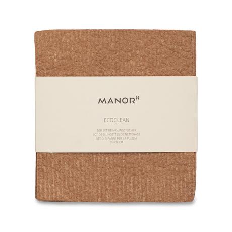 Manor Panno per la pulizia, set da 5 EcoClean 